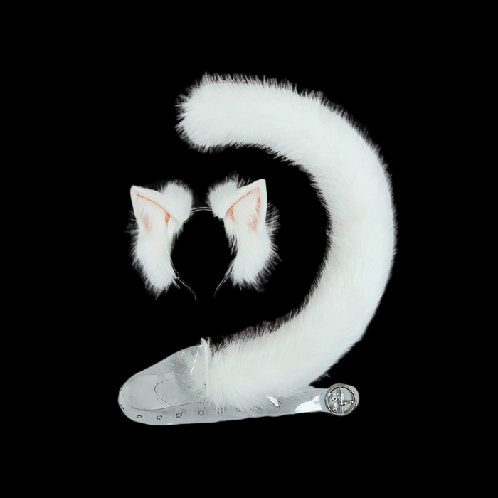 Twilight Whisper Kemono Cat Ear Product Name: Moonwhisker Kemono Cat Ear & Tail Bundle Tail Bundle thumbnail 8