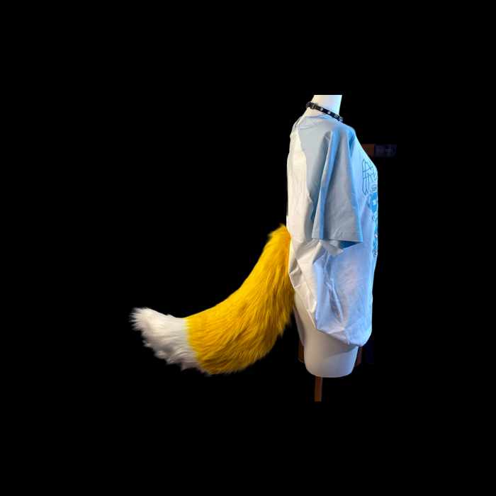 Two-Tone Fox Fursuit Tail thumbnail 3