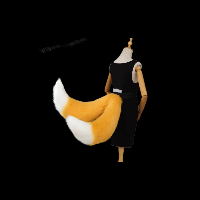 Two-Tone Fox Fursuit Tail thumbnail 14