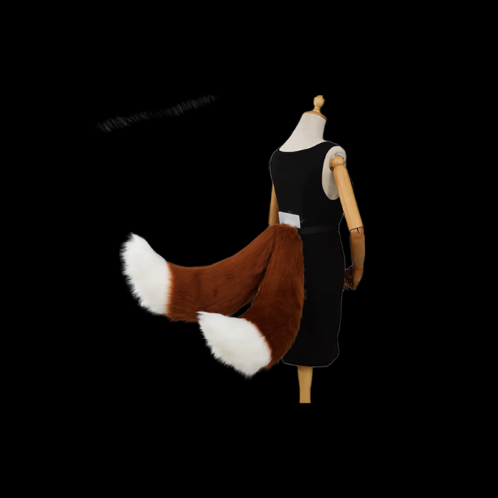 Two-Tone Fox Fursuit Tail thumbnail 17