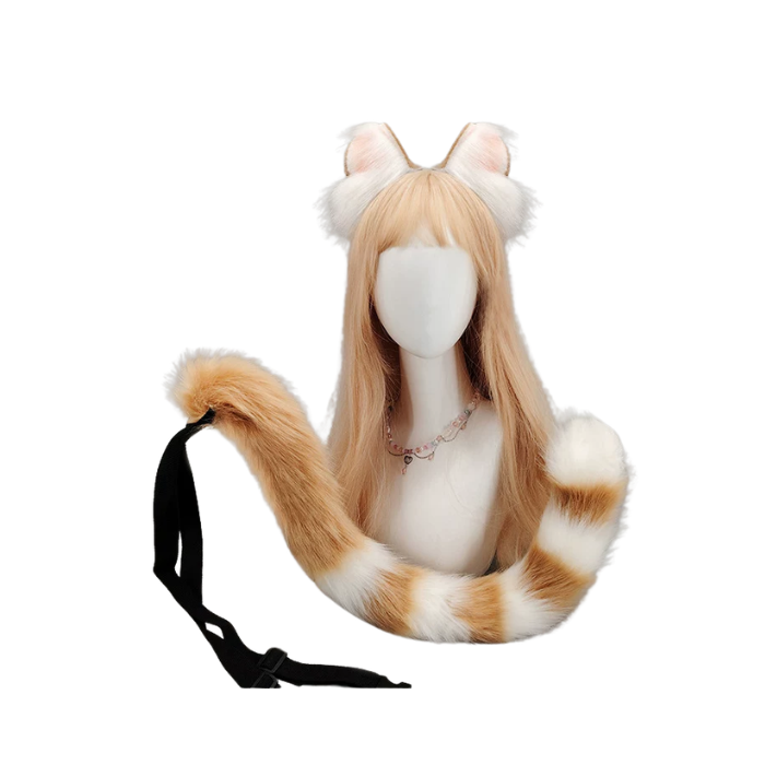 WhiskerCurl Cat Ear Product Name: WhiskerCurl Cat Ear & Tail Set Tail Cosplay Set thumbnail 3