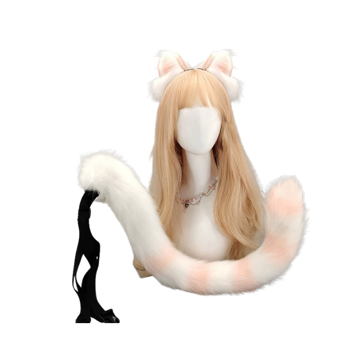 WhiskerCurl Cat Ear Product Name: WhiskerCurl Cat Ear & Tail Set Tail Cosplay Set thumbnail 4