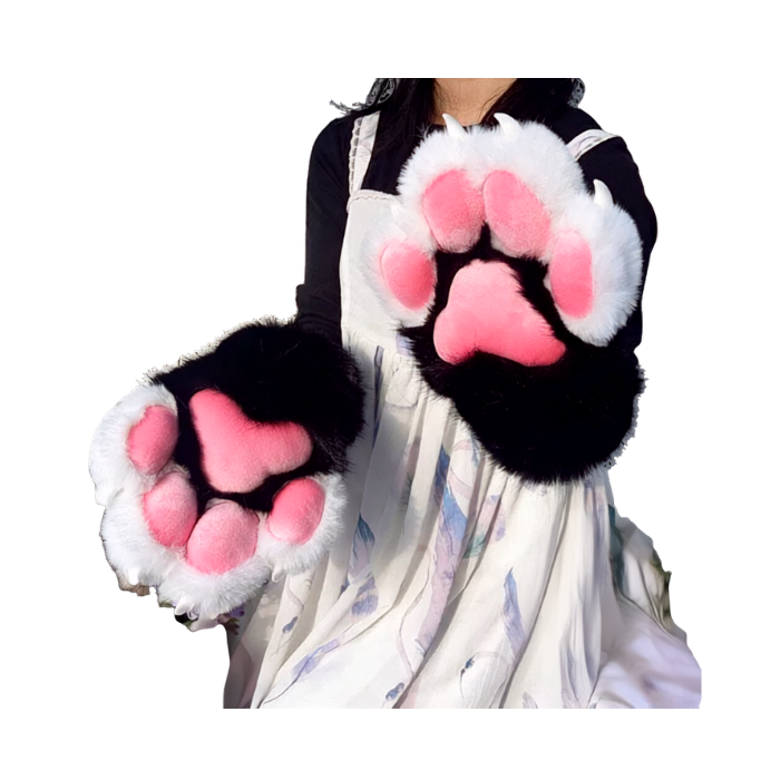 White & Black Mochi Paws