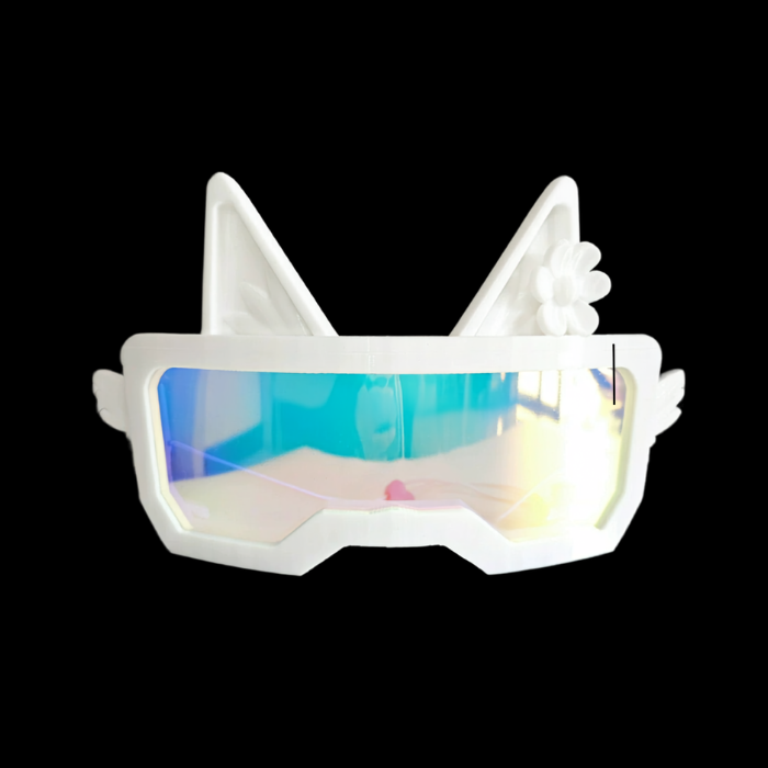 White Gradient Beast Goggles