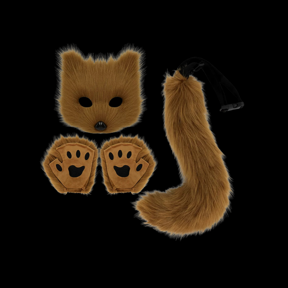 Wildshade Fox Mask, Paw & Tail Set thumbnail 9