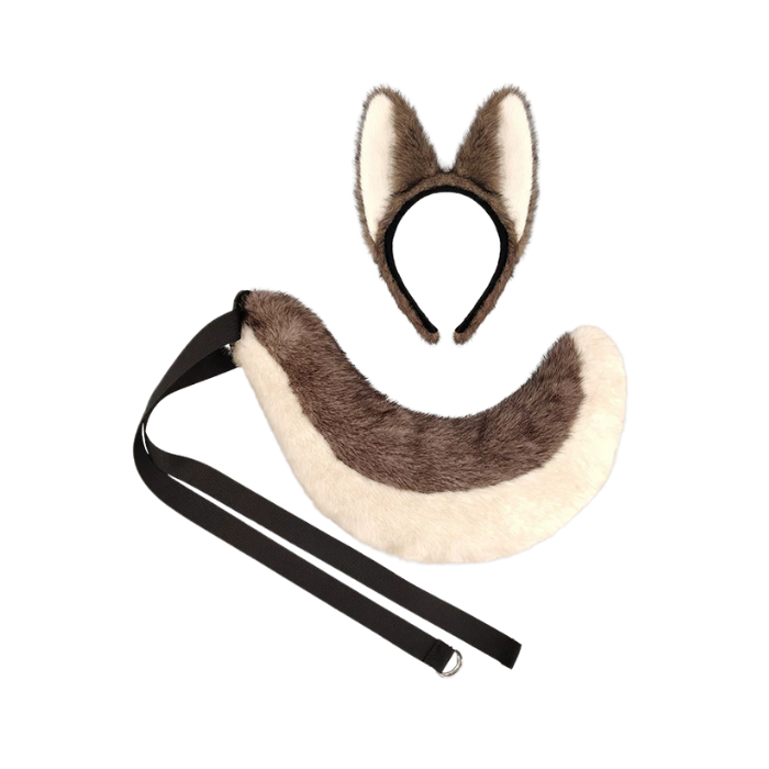 Woodland Fox & Wolf Ear and Tail Fursuit Bundle thumbnail 1