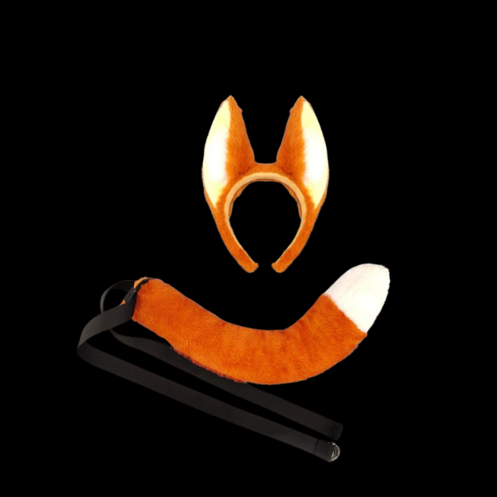 Woodland Fox & Wolf Ear and Tail Fursuit Bundle thumbnail 2